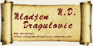 Mlađen Dragulović vizit kartica
